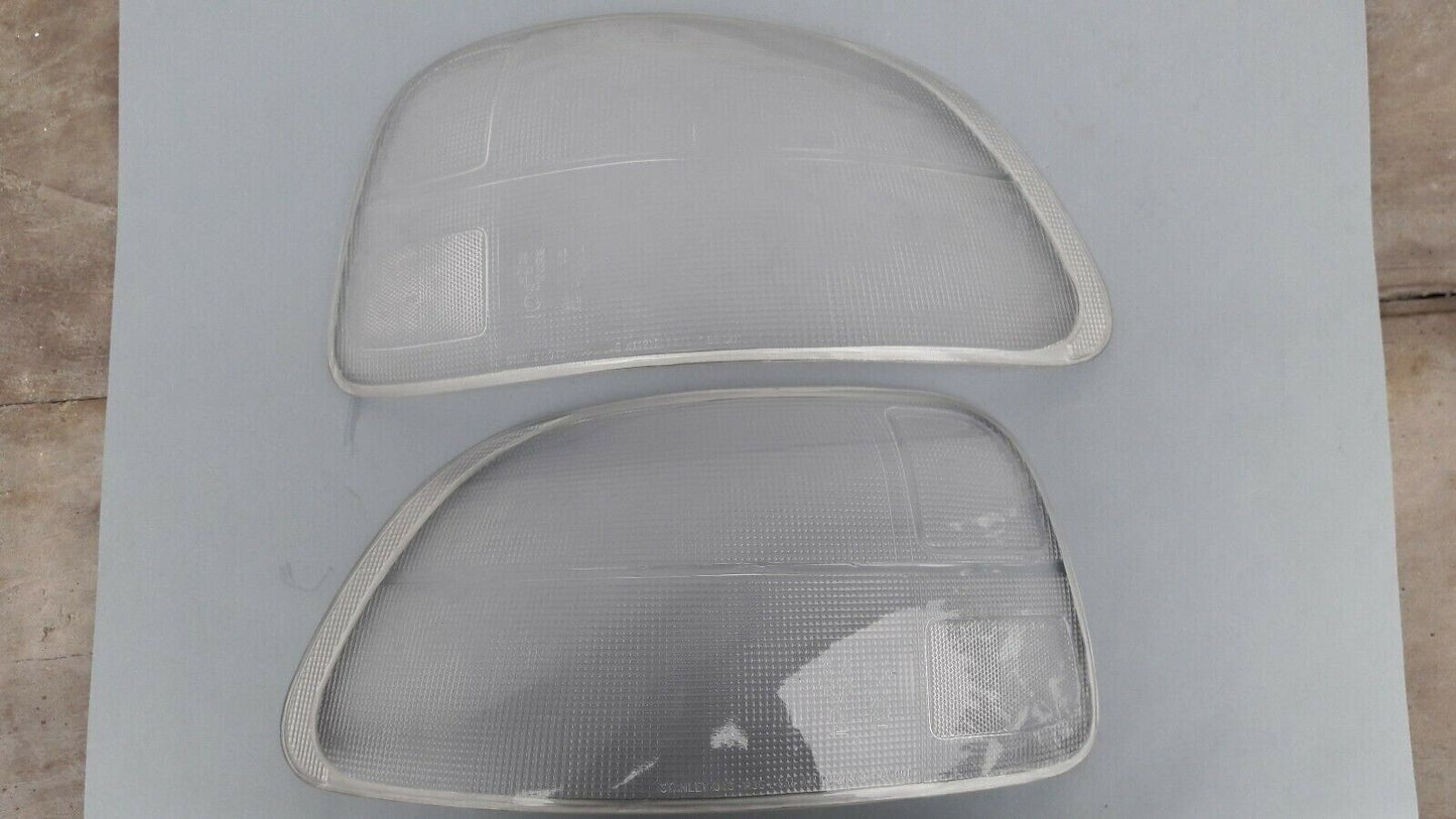 Clear tail light lenses for 1993-1997 Honda Civic Del Sol by NTXGlow, showing the transparent lens design for rear lighting.