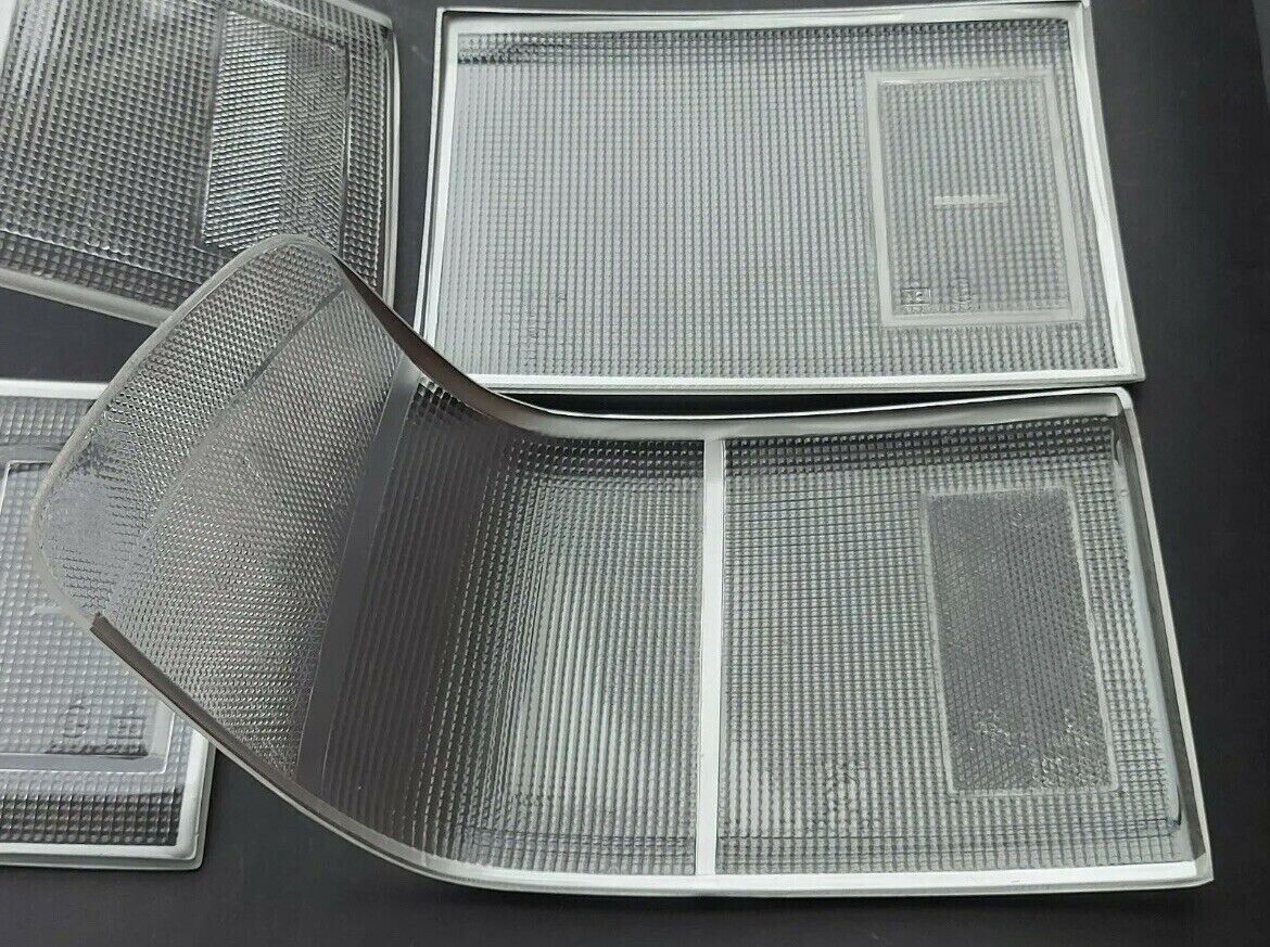 Clear tail light lenses for 1988-1991 Honda Civic EF Shuttle Wagon by NTXGlow, showing the transparent lens design.