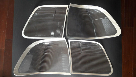 Clear tail light lens for 1999-2000 Honda Civic EK3 by NTXGlow, showing the transparent lens covering the tail light assembly.