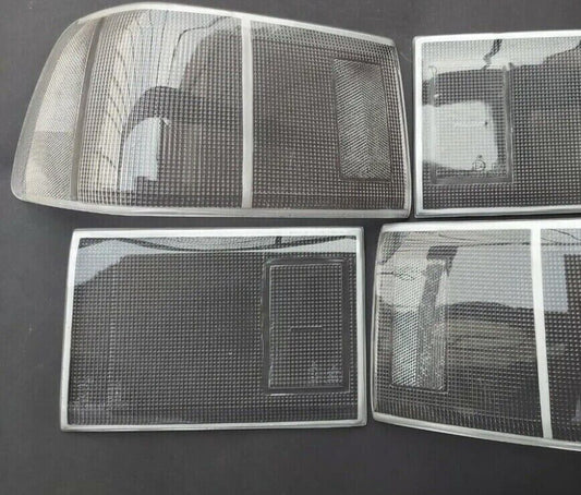 Clear tail light lenses for 1988-1991 Honda Civic EF Shuttle Wagon by NTXGlow, showing the lens design and clarity.