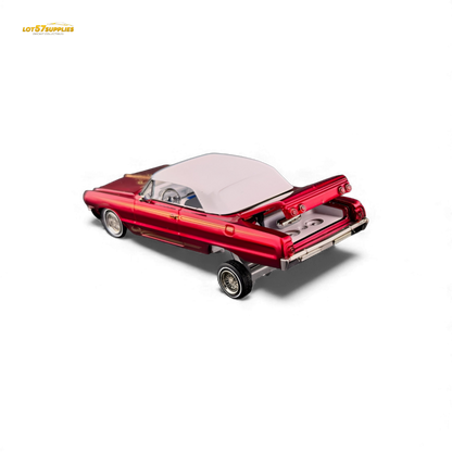 Fine Works64 Chevrolet Impala Transparent Red 1:64 - Evergreen Kings