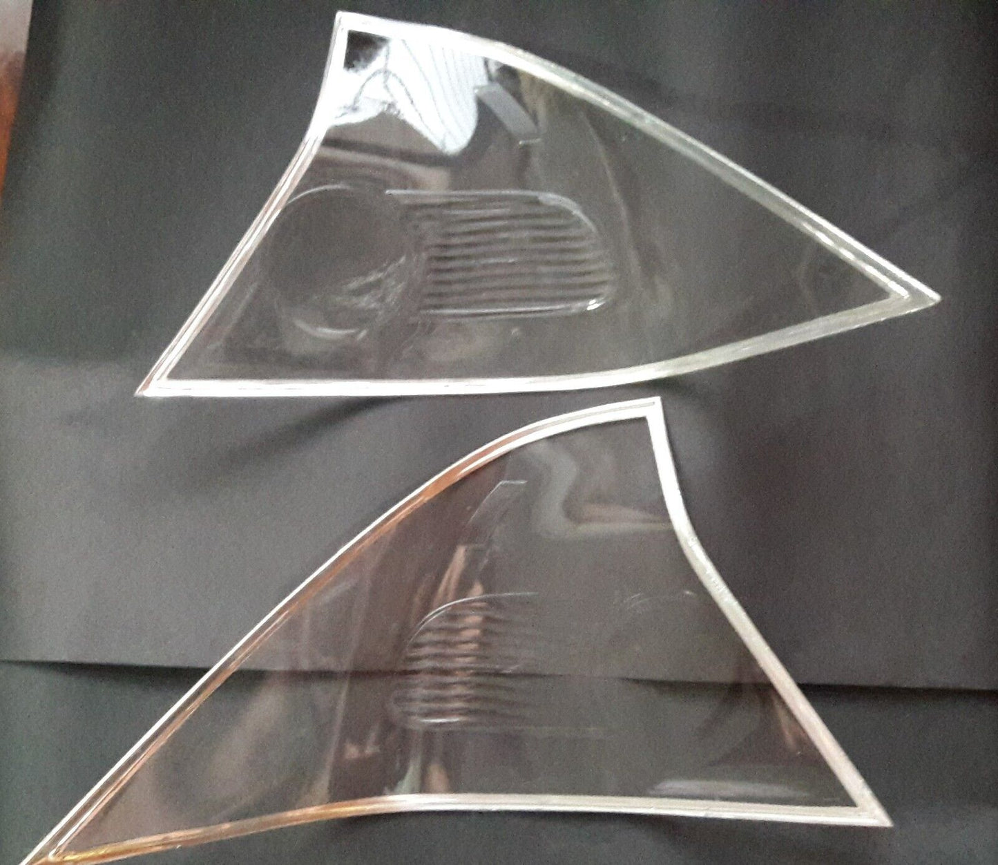 Clear tail light lenses for 2004-2005 Honda Civic Coupe by NTXGlow, showing the transparent lens design.