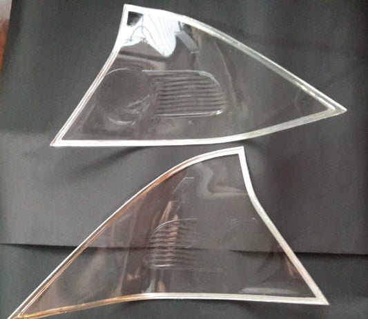 Clear tail light lenses for 2004-2005 Honda Civic Coupe by NTXGlow, showing the transparent lens design.