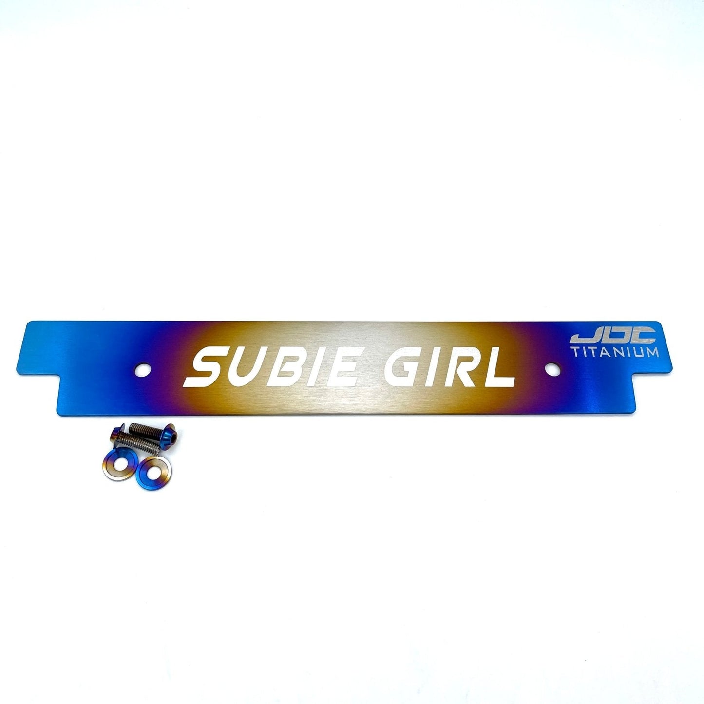 JDC Titanium Front License Plate Delete Kit - Subaru / Universal