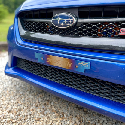 JDC Titanium Front License Plate Delete Kit - Subaru / Universal