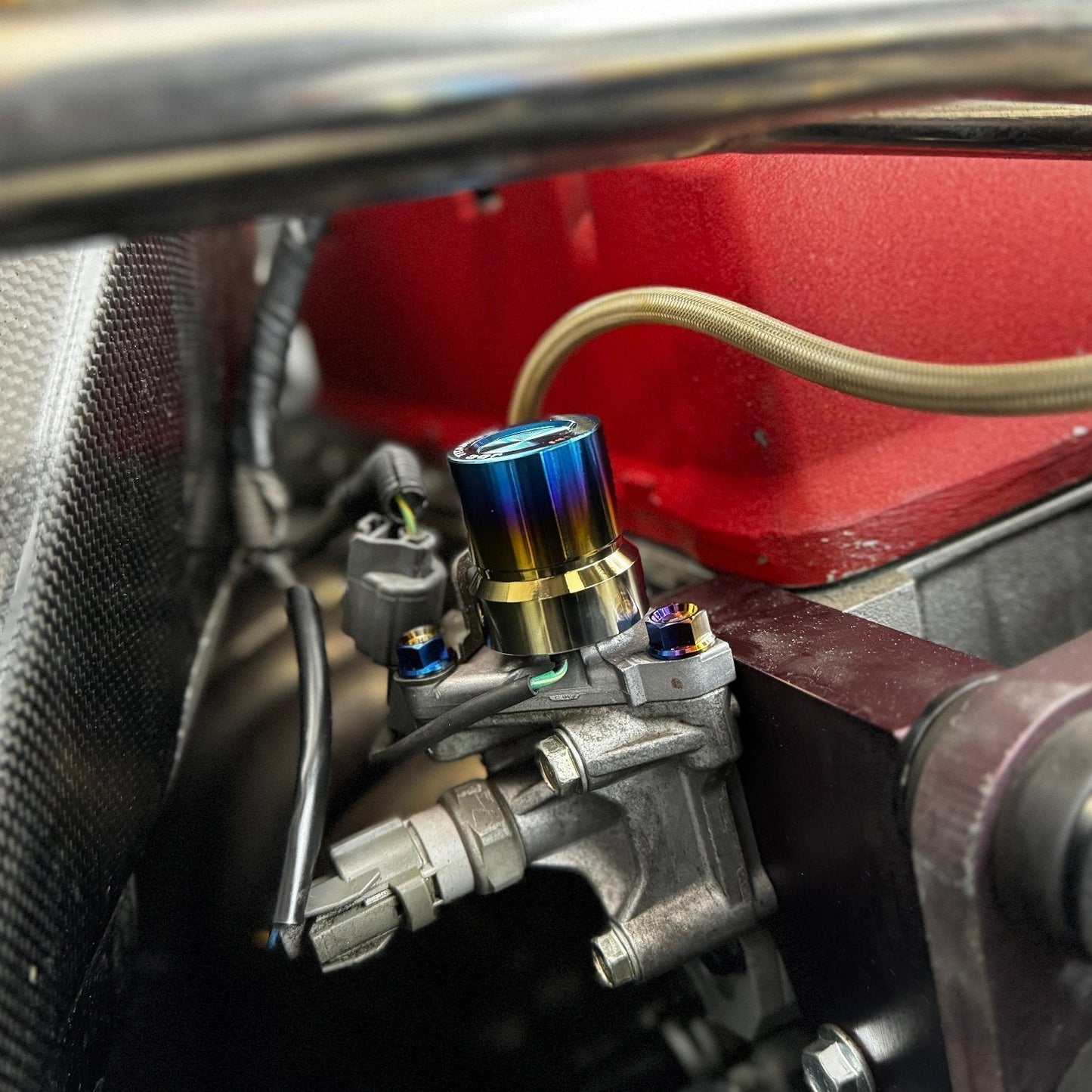 JDC Titanium V-TEC Solenoid Cover | Multiple Honda Applications