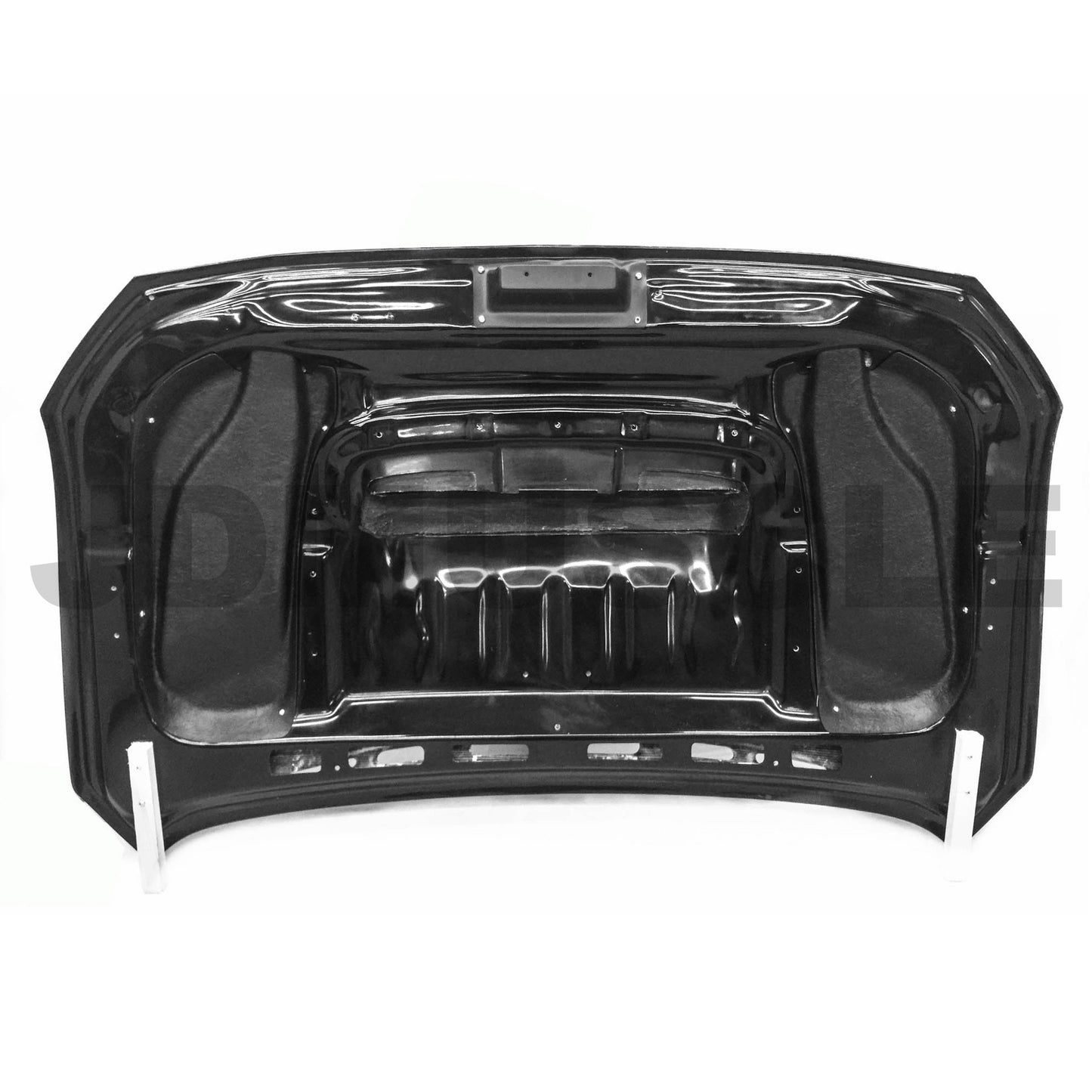 JDMuscle [15-21 WRX/STI] Carbon Fiber Hood V2 w/ Heat Extract - Evergreen Kings