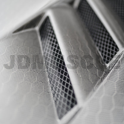 JDMuscle [15-21 WRX/STI] Carbon Fiber Hood V2 w/ Heat Extract - Evergreen Kings