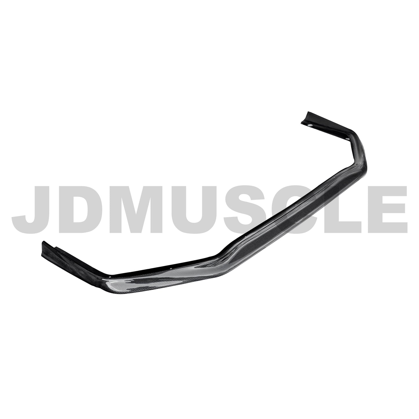 JDMuscle VR Style carbon fiber front bumper lip for 2015-2017 Subaru WRX and STI, lightweight and aerodynamic automotive accessory.
