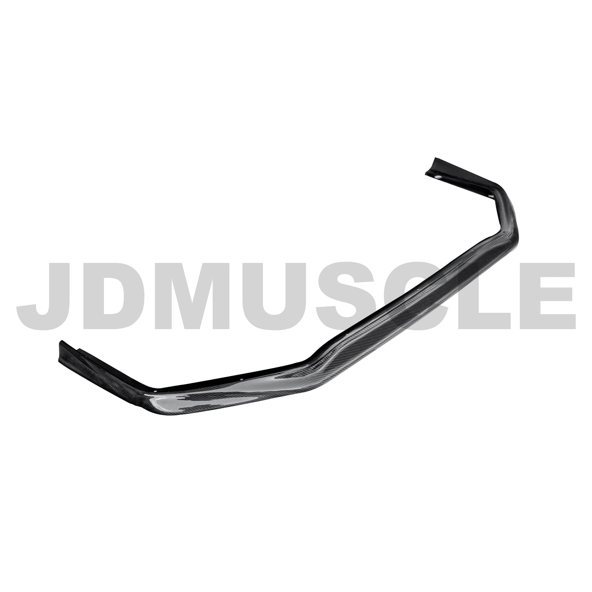 JDMuscle VR Style carbon fiber front bumper lip for 2015-2017 Subaru WRX and STI, lightweight and aerodynamic automotive accessory.