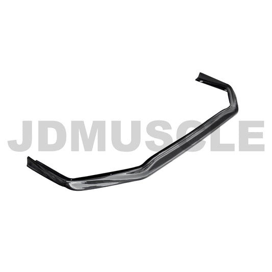 JDMuscle VR Style carbon fiber front bumper lip for 2015-2017 Subaru WRX and STI, lightweight and aerodynamic automotive accessory.
