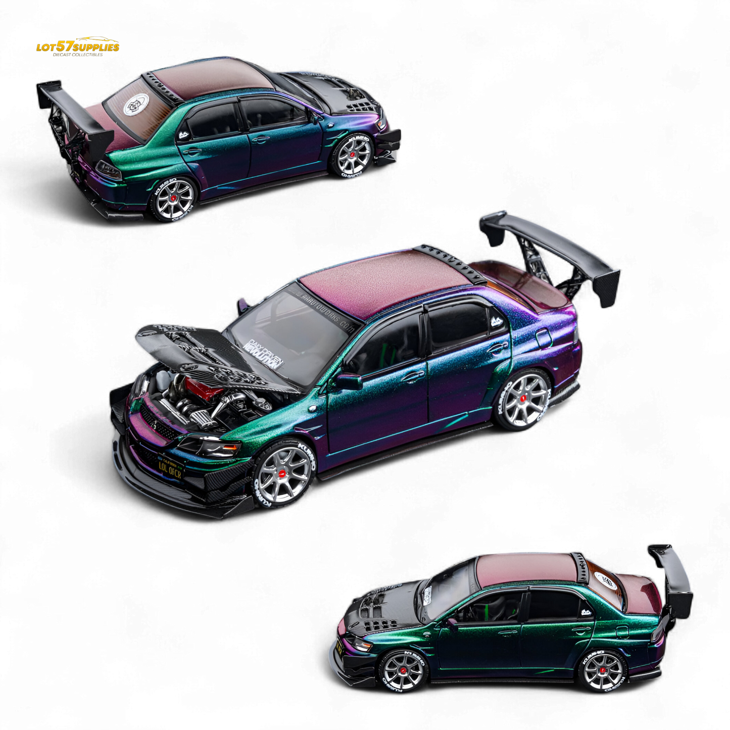 Findclassically Mitsubishi Lancer Evolution IX Chameleon 1:64 - Evergreen Kings