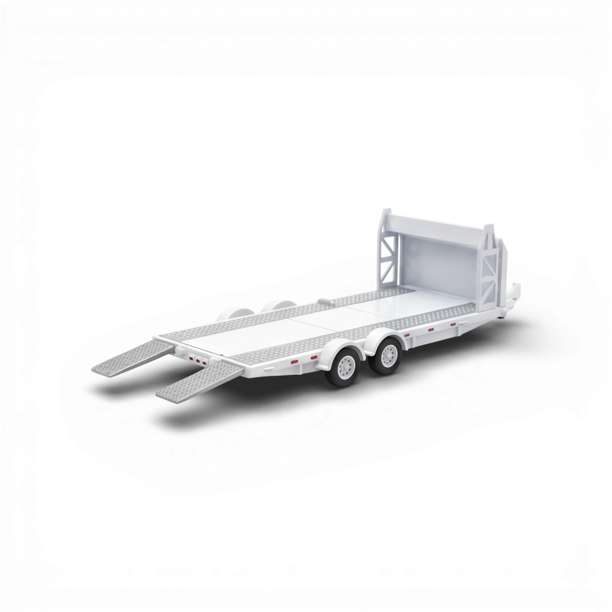 Diecast Aurora Model Car Towing Trailer 1:64 scale from Lot57Supplies Diecast Shop, detailed miniature trailer for collectible cars.