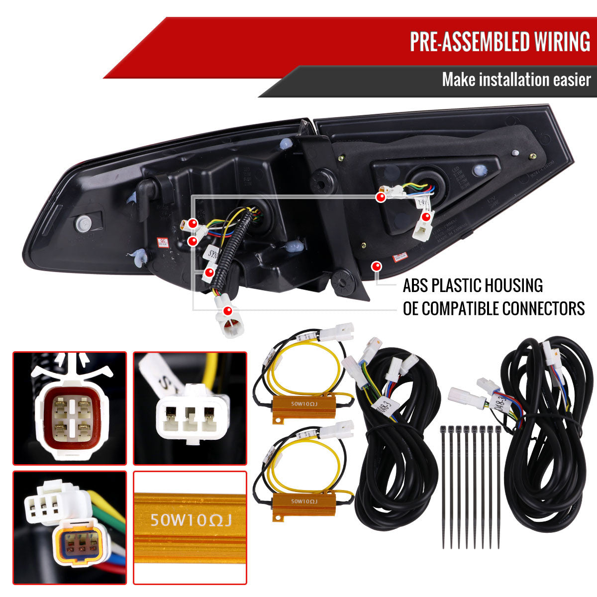 NTXGLOW RGB Tail Lights – 2008-2014 Subaru WRX / STI Hatchback