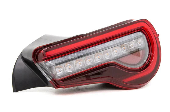OLM OE Plus clear sequential tail lights for 2013–2020 FR-S, BRZ, and 86