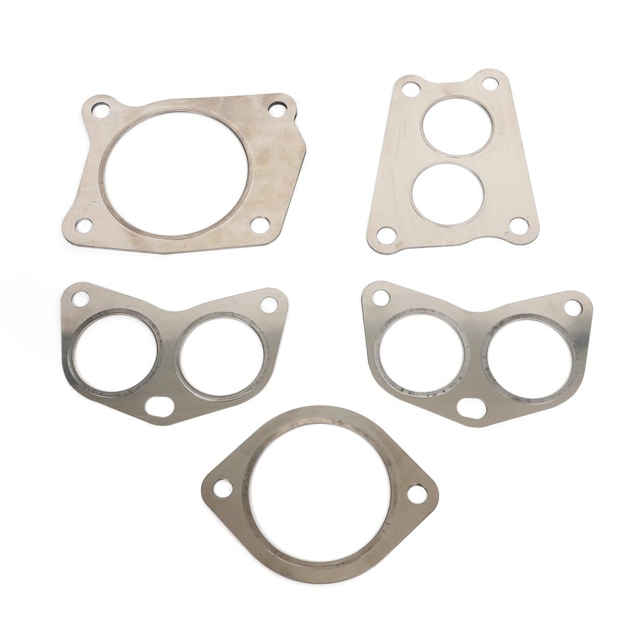 BLOX Racing MLS exhaust gasket set with 6 layers for 2015+ Subaru WRX FA20, featuring flanges and durable construction.