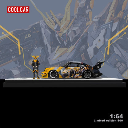 Cool Car Porsche RWB 964 BANSHEE MECHA Livery Figure Version 1:64 - Evergreen Kings