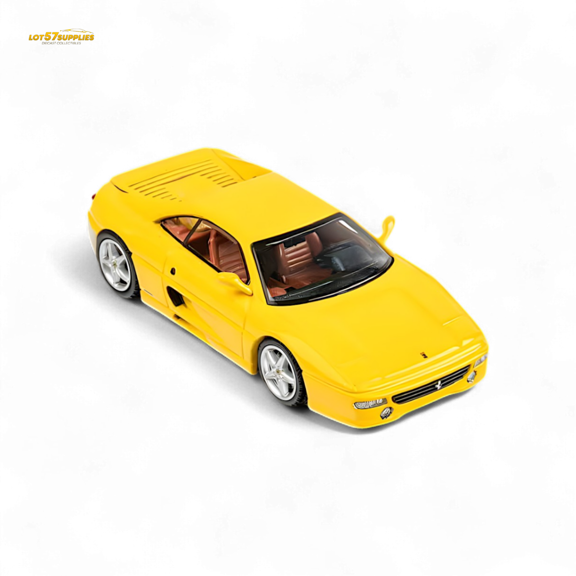 TPC Ferrari F355 Challenge Modena Yellow 1:64 - Evergreen Kings