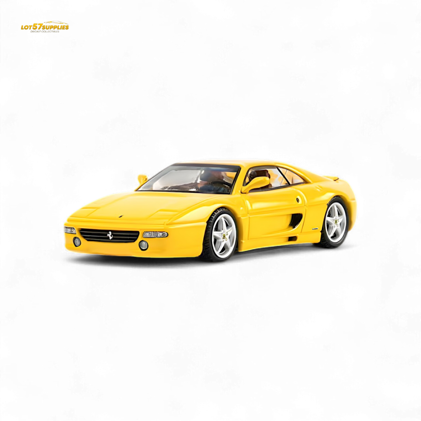 TPC Ferrari F355 Challenge Modena Yellow 1:64 - Evergreen Kings