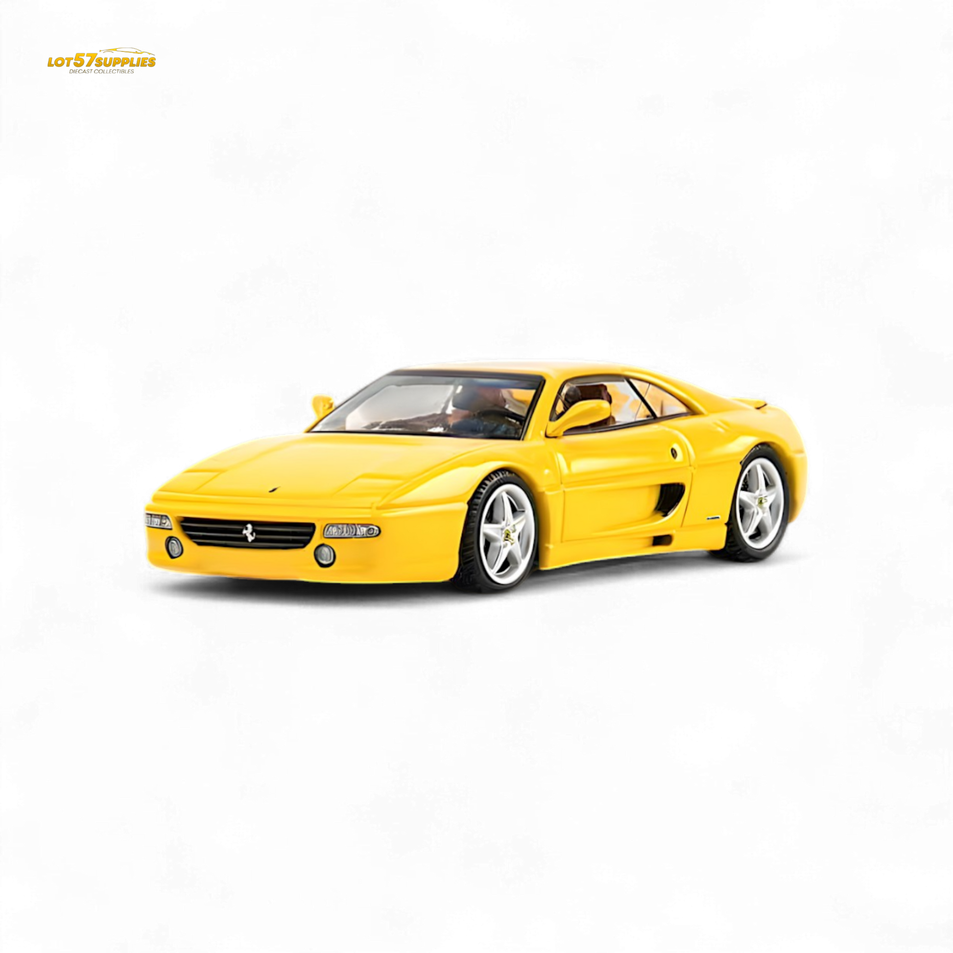 TPC Ferrari F355 Challenge Modena Yellow 1:64 - Evergreen Kings