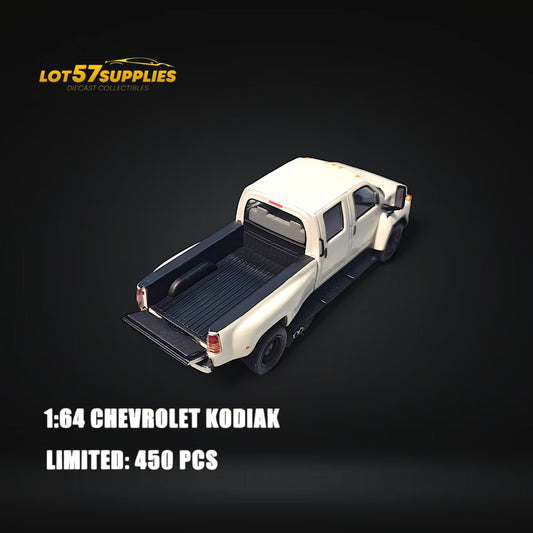 GOC Chevrolet KODIAK Pickup White 1:64 - Evergreen Kings