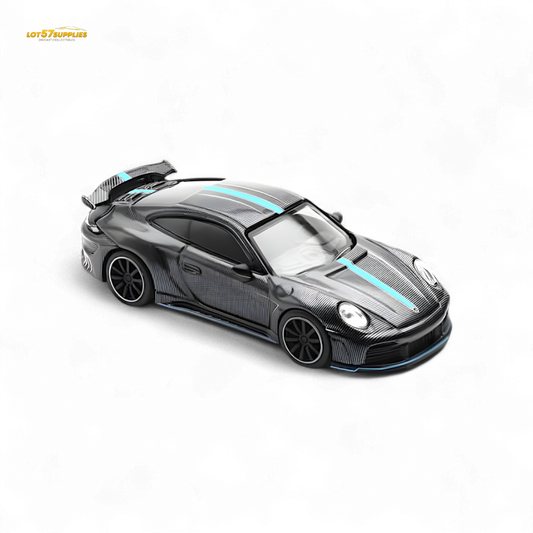 PopRace Porsche 992 Stinger GTR Carbon Edition 1:64 - Evergreen Kings