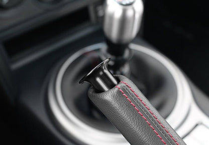 Black Perrin Drift Button for WRX, STI, FR-S, BRZ, 86, and GR86; JDMuscle knob replacement for enhanced interior style.