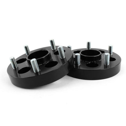 PERRIN 25mm black wheel adapters, 5x100 to 5x114.3, pair for Subaru vehicles by JDMuscle