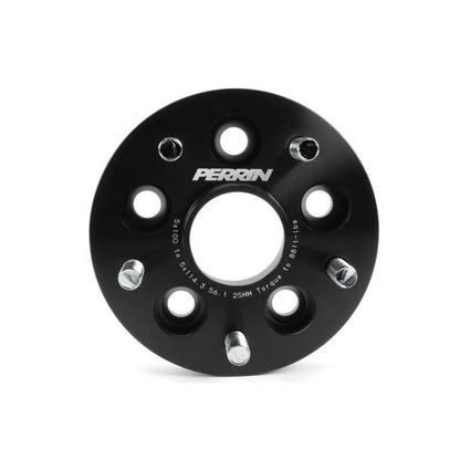 PERRIN 25mm black wheel adapters, 5x100 to 5x114.3, pair by JDMuscle