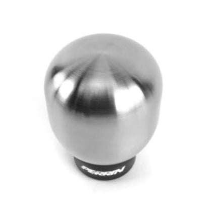 JDMuscle Perrin barrel-style shift knob for Subaru WRX, Crosstrek, Legacy manual, black finish, ergonomic design, performance gear shift.