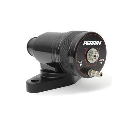 Black Perrin recirculating blow off valve for Subaru WRX 2008-2014 and Legacy GT 2005-2009, JDMuscle performance automotive part.
