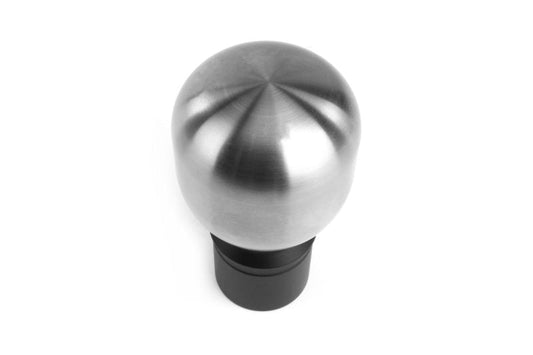 PERRIN CVT barrel shift knob, 1.85-inch brushed steel, for Subaru Outback with CVT misconfigured.
