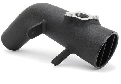Black Perrin cold air intake for 2008-2015 Subaru WRX and STI, JDMuscle performance intake system with high-flow filter.
