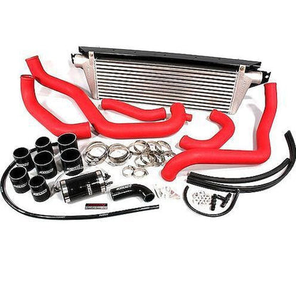 Perrin front mount intercooler pipes kit for Subaru WRX 2002-2007 and STI 2004-2007, black intercooler piping set by JDMuscle.