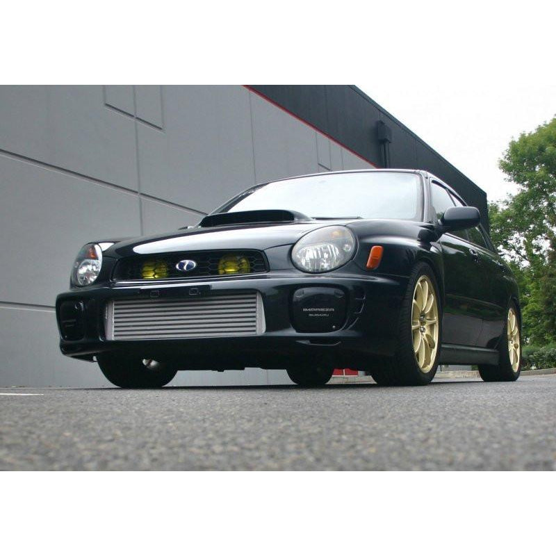 JDMuscle Perrin front mount intercooler pipes kit for Subaru WRX 2002-2007 and STI 2004-2007, black intercooler piping set.