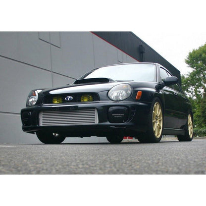 JDMuscle Perrin front mount intercooler pipes kit for Subaru WRX 2002-2007 and STI 2004-2007, black intercooler piping set.