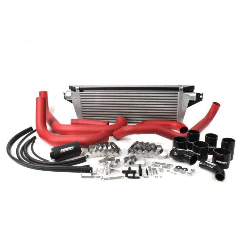 JDMuscle Perrin front mount intercooler pipes kit for Subaru WRX 2002-2007 and STI 2004-2007, black intercooler piping set.
