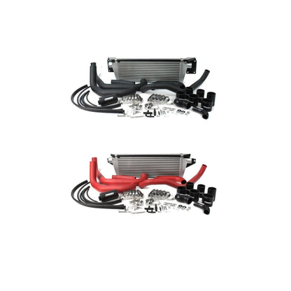 JDMuscle Perrin front mount intercooler pipes kit for Subaru WRX 2002-2007 and STI 2004-2007, black intercooler piping set.