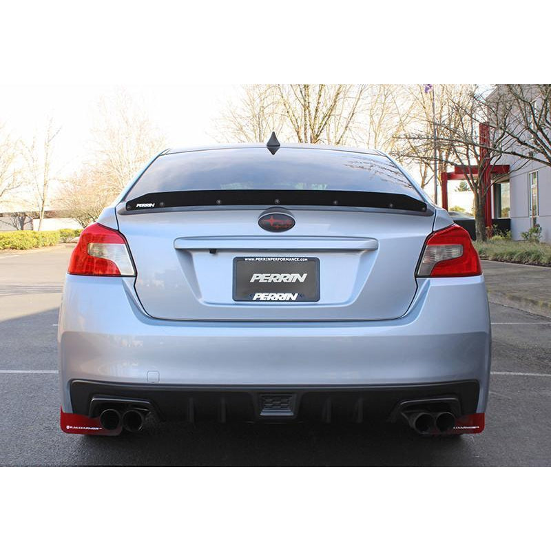 Perrin Gurney Flap with Premium Wing for 2015-2020 Subaru WRX/STI, black spoiler and wing upgrade by JDMuscle