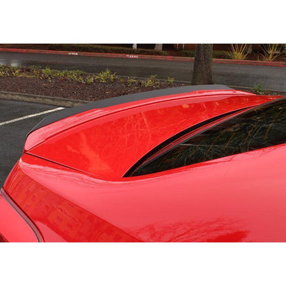 Perrin Gurney Flap with Premium Wing for 2015-2020 Subaru WRX/STI, black spoiler and wing combo, JDMuscle branding visible