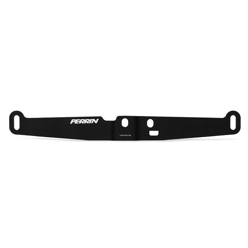 JDMuscle Perrin Hella Horn Bracket for 2008-2014 Subaru WRX STI, black metal mounting bracket for horns