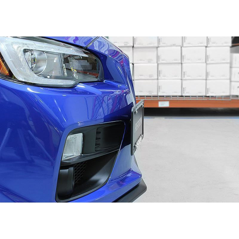 Perrin 15-17 WRX/STI license plate relocation kit from JDMuscle, featuring a durable metal plate holder for Subaru WRX and STI models.