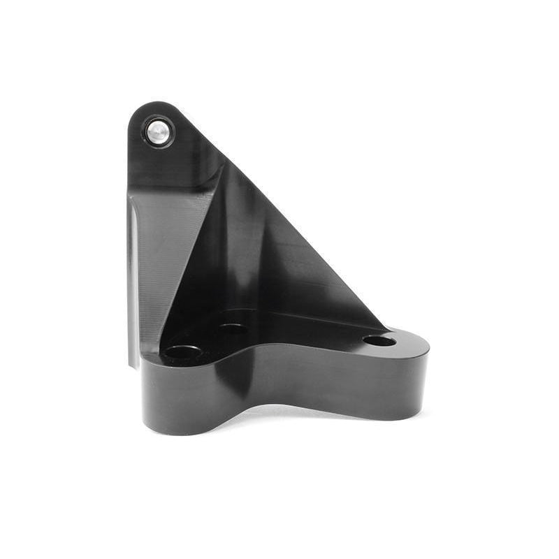 Black Perrin master cylinder brace for 2015-2021 Subaru WRX and STI, enhancing engine bay stability and performance.