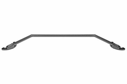 Perrin universal carbon fiber strut brace with billet feet, designed for improved vehicle stability and performance.