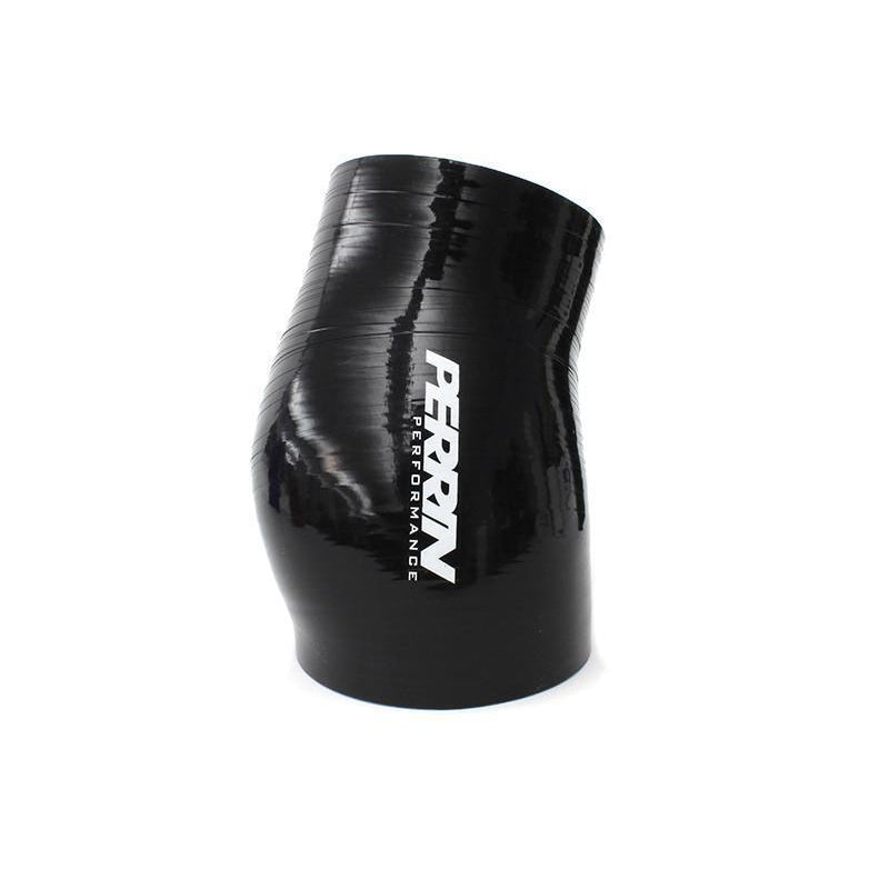 Black Perrin throttle body coupler kit for Subaru WRX and Legacy GT, includes hoses and clamps for performance intake upgrades.