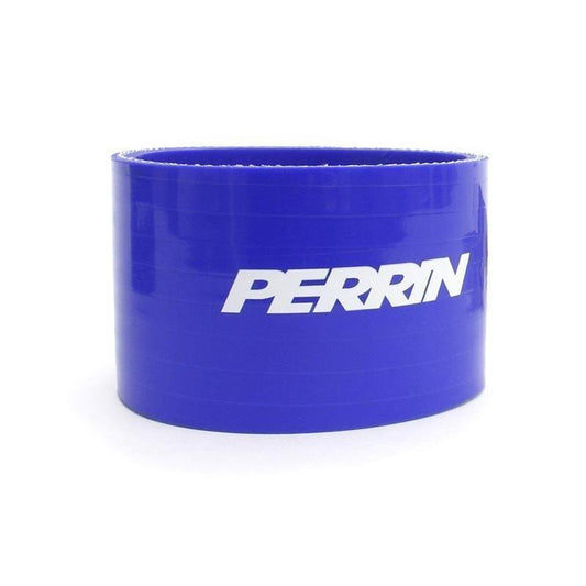 Blue PERRIN throttle body hose kit for Subaru WRX 02-07 and STI 04-21, designed for intercooler connections and performance.