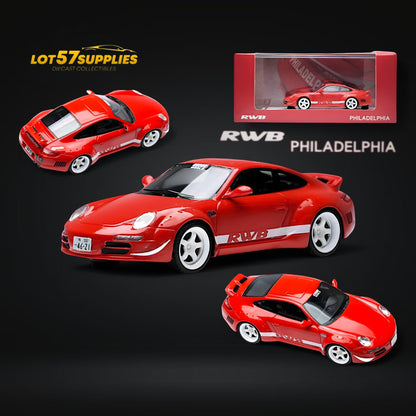 RWB Porsche 997 Racing Style 1:64 - Evergreen Kings