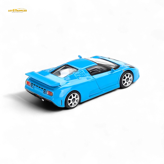Mini-GT Bugatti EB110 Super Sport Blu Bugatti #890 1:64 - Evergreen Kings