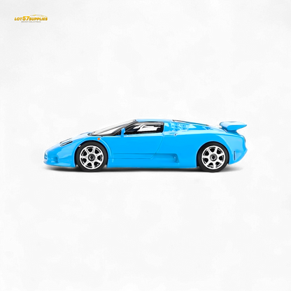 Mini-GT Bugatti EB110 Super Sport Blu Bugatti #890 1:64 - Evergreen Kings