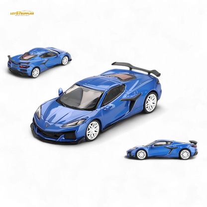 Mini-GT Chevrolet Corvette Z06 2023 Elkhart Lake Blue 1:64 - Evergreen Kings
